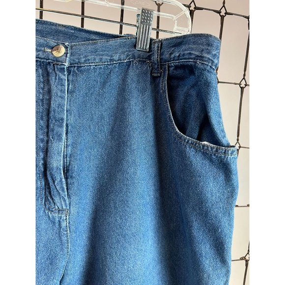 TY Wear Capri Elastic Waist Jean  18 Blue  Denim Cotton Denim - Picture 3 of 13